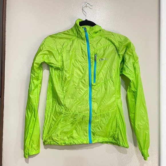 marmot rain jacket size XS green full zip - Picture 1 of 5